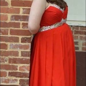 Red Formal Prom dress